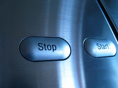 Microwave start button