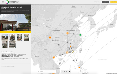 VF Launches Materials Source Maps For Supply Chain Transparency