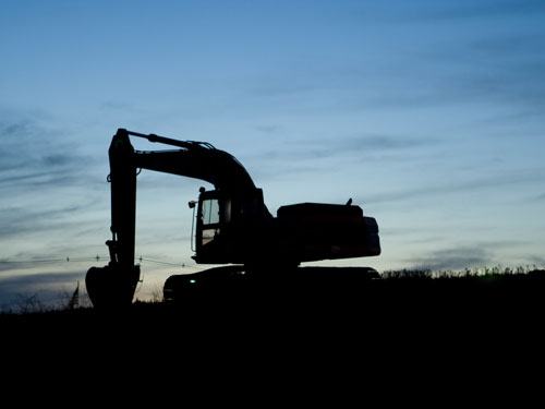 Night time digging