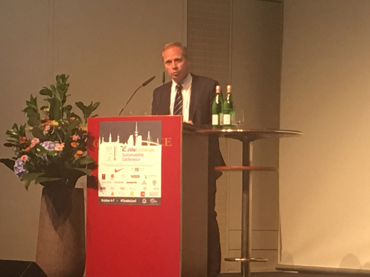 Helmut Fischer, head of division for sustainable standards with Germany's Ministry for Economic Cooperation and Development.