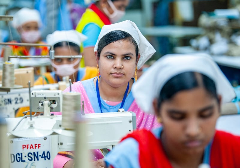 Garment workers in Bangladesh