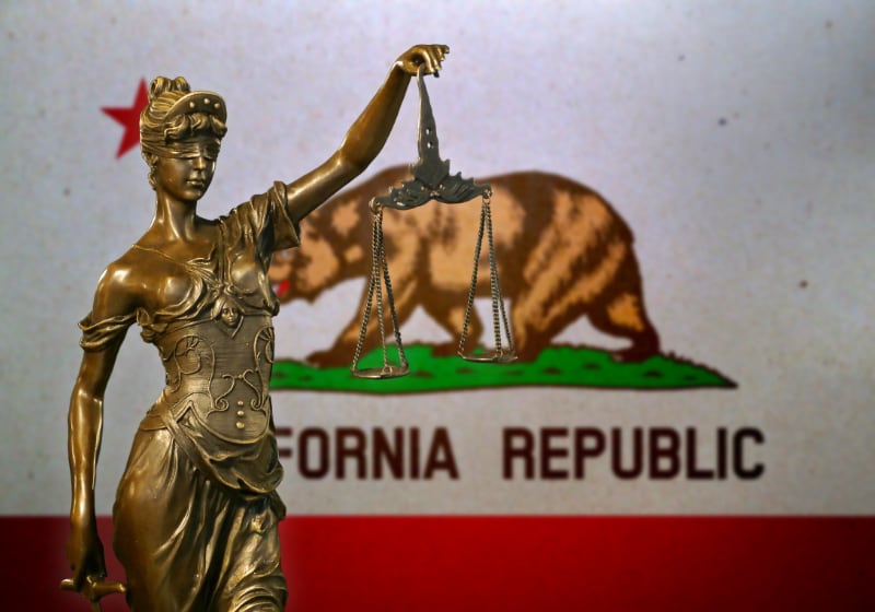 California justice flag