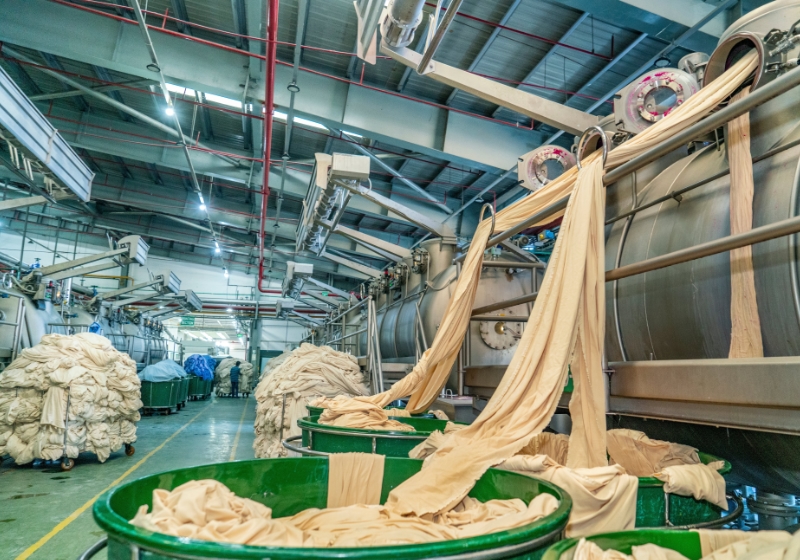 Dyeing and finishing facility