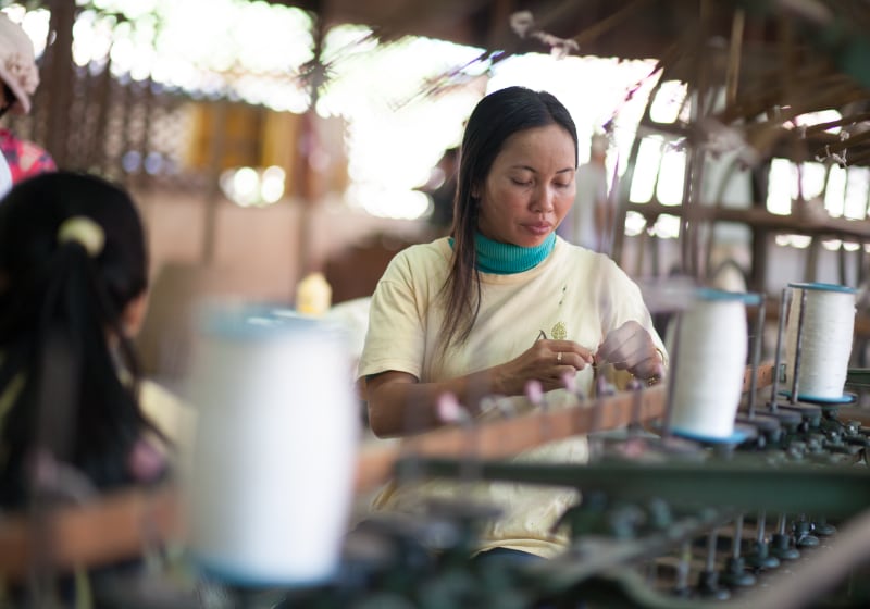 Garment worker in Vietnam