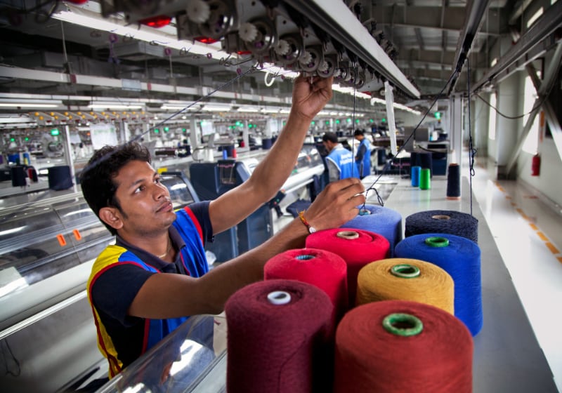 Bangladesh knitwear factory