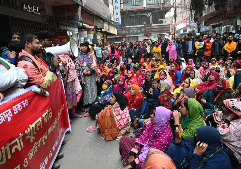 Garment workers in Bangladesh