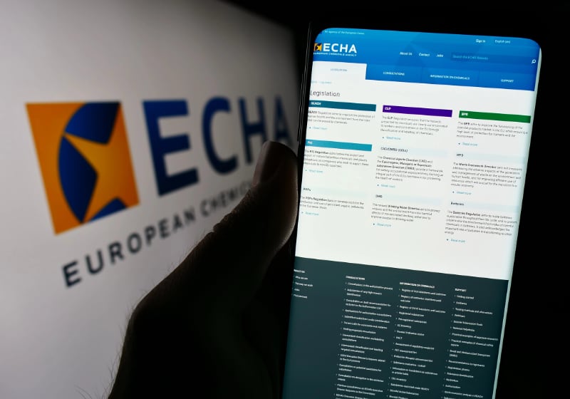 ECHA phone app image