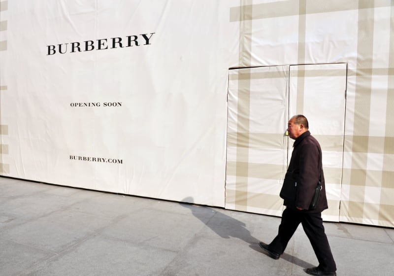 Burberry store opening China