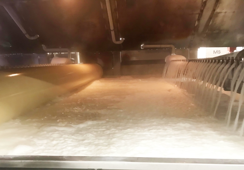 Lyocell production inside Lenzing's Austria factory